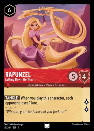 Rapunzel - Letting Down Her Hair